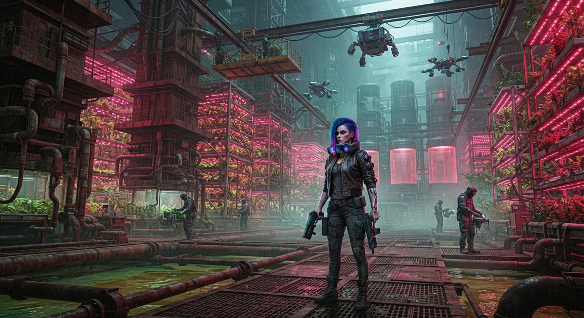 Jak stylizować modę cyberpunk — od neonowego kiczu i futurystycznego streetwearu po kreacje rodem z dystopijnego megamiasta?