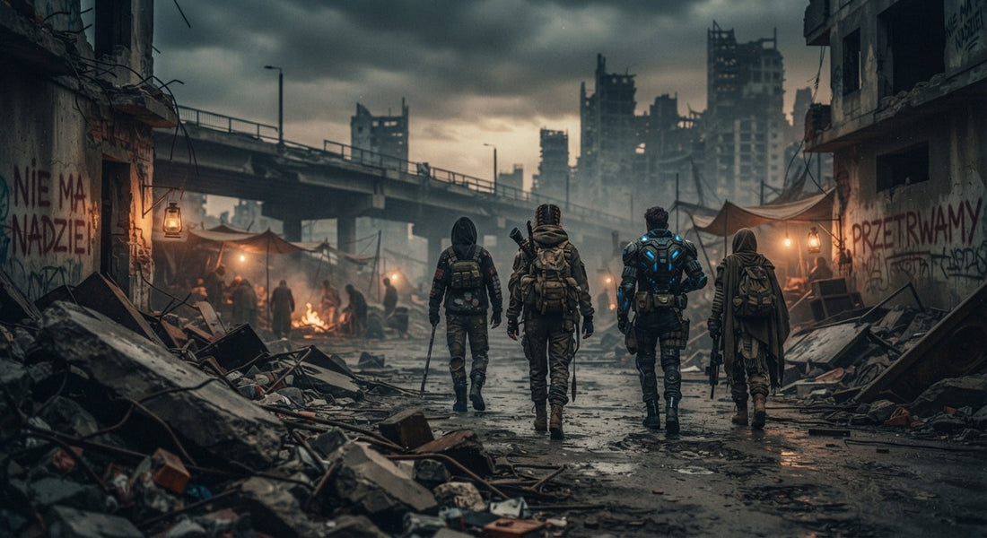 Czym jest dystopijny i postapokaliptyczny streetwear — i jak stworzyć stylizację wyglądającą jak moda ze świata po upadku?