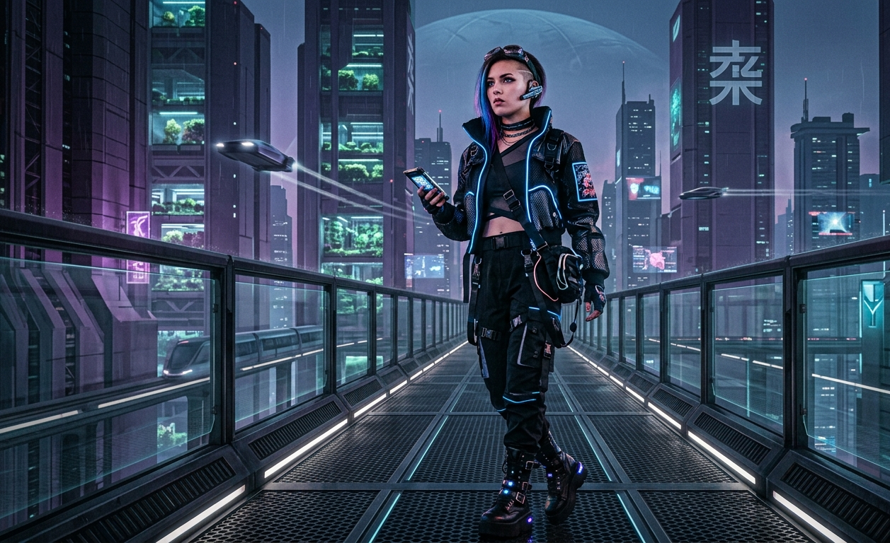 Czym jest cyberpunk i dlaczego wizja mrocznej przyszłości od ponad 40 lat inspiruje kulture,technologie i modę ?