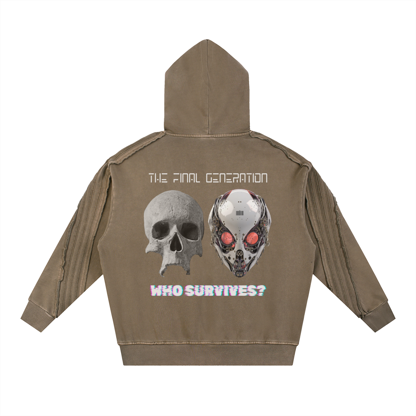 Post-Apocalyptic Unisex Hoodie | The Final Generation | Human vs Robot