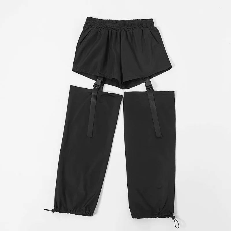 Cyberpunkowe Damskie Spodnie Sexy Panel Pants