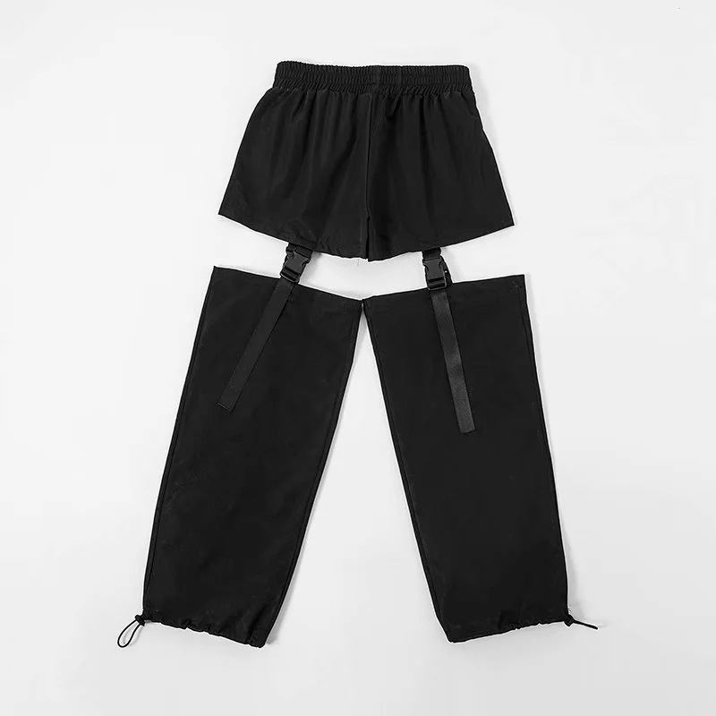 Cyberpunkowe Damskie Spodnie Sexy Panel Pants