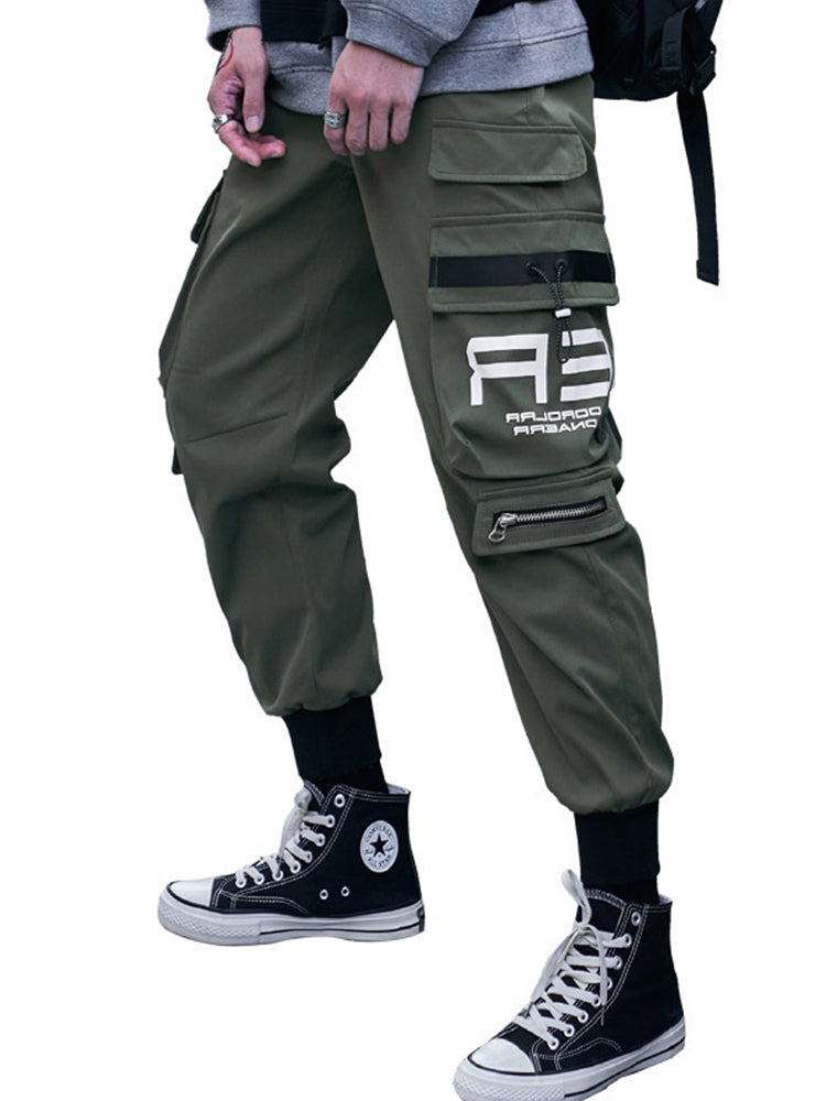 Techwearowe Spodnie Cargo Combat Urban Pants Green