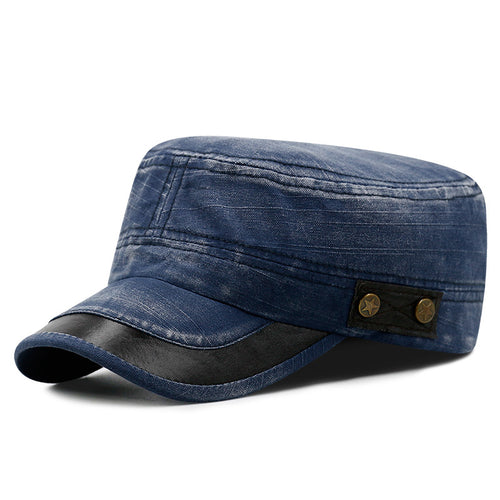 Wasteland Militia Basic Hat | Neo-California Wasteland Militia Basic Hats Rivet Blue
