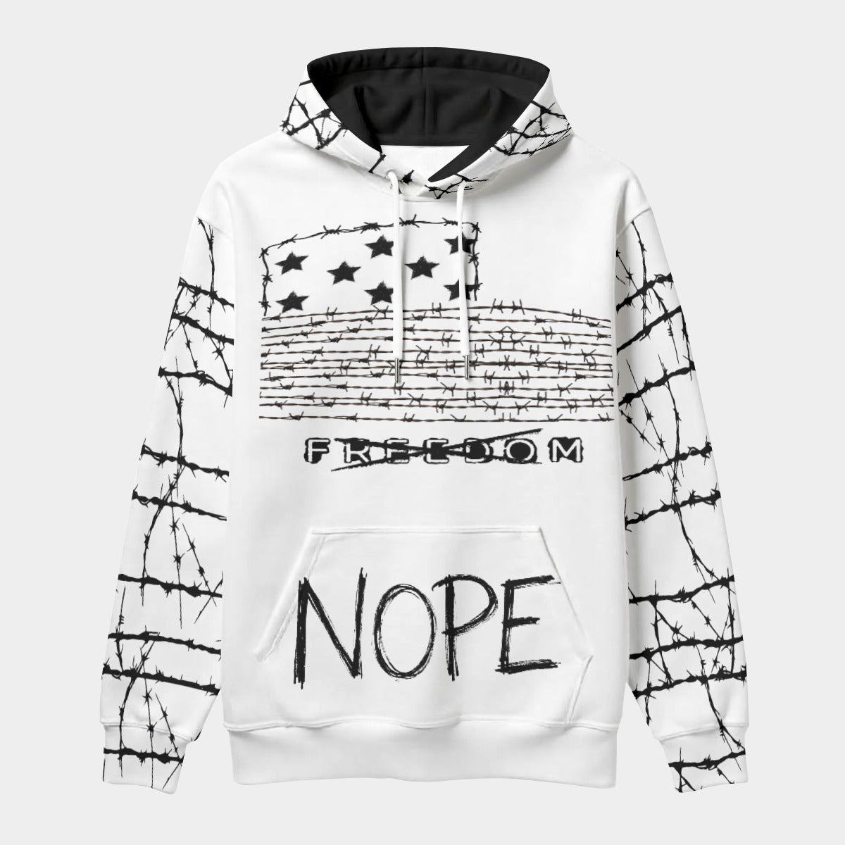 Dystopian Hoodie | Broken Freedom 237 | RPET 230gsm