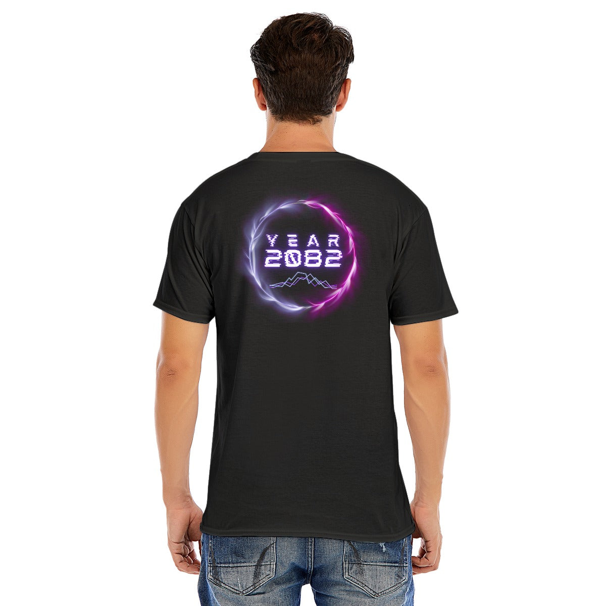 Cyberpunkowa Koszulka Cyber Rebel Skull 2082