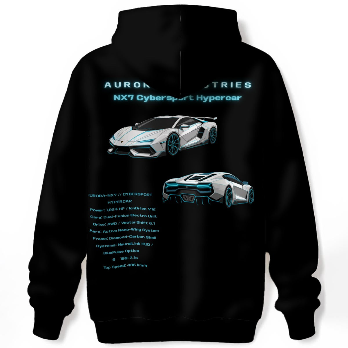 Cyberpunkowa Bluza AURORA Car