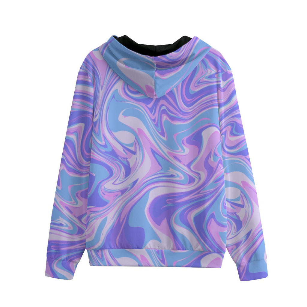 Hoodie | Cyber Y2K | Digital Wave Star