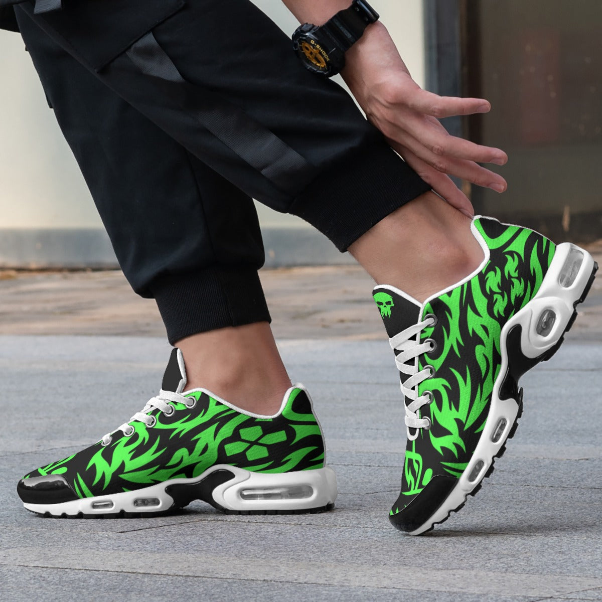 Męskie Cyberpunkowe Buty | Air Cushion| Blaster Flesh Skull 2067