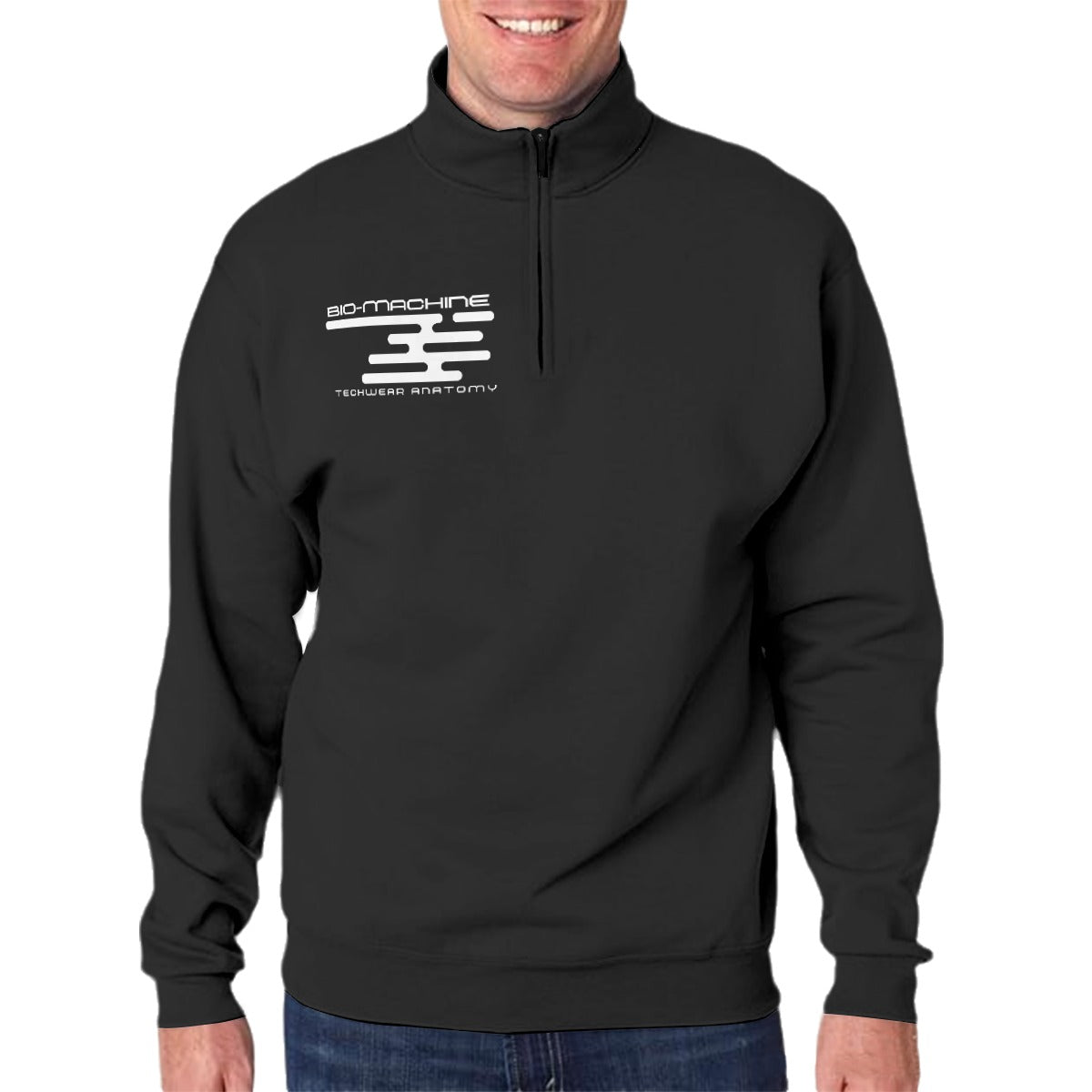 Techwerowa Bluza Czarna Bio-Machine Techwear Anatomy