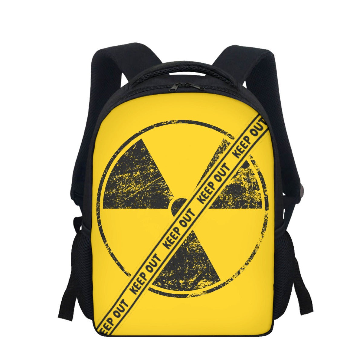 Postapokaliptyczny Plecak | Keep Out - Radiation Zone | Ultra Yellow