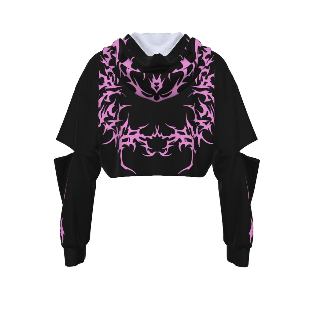 Bluza E-Girl 'Too Pretty To Die' | Pink Cyber Tribal Edition