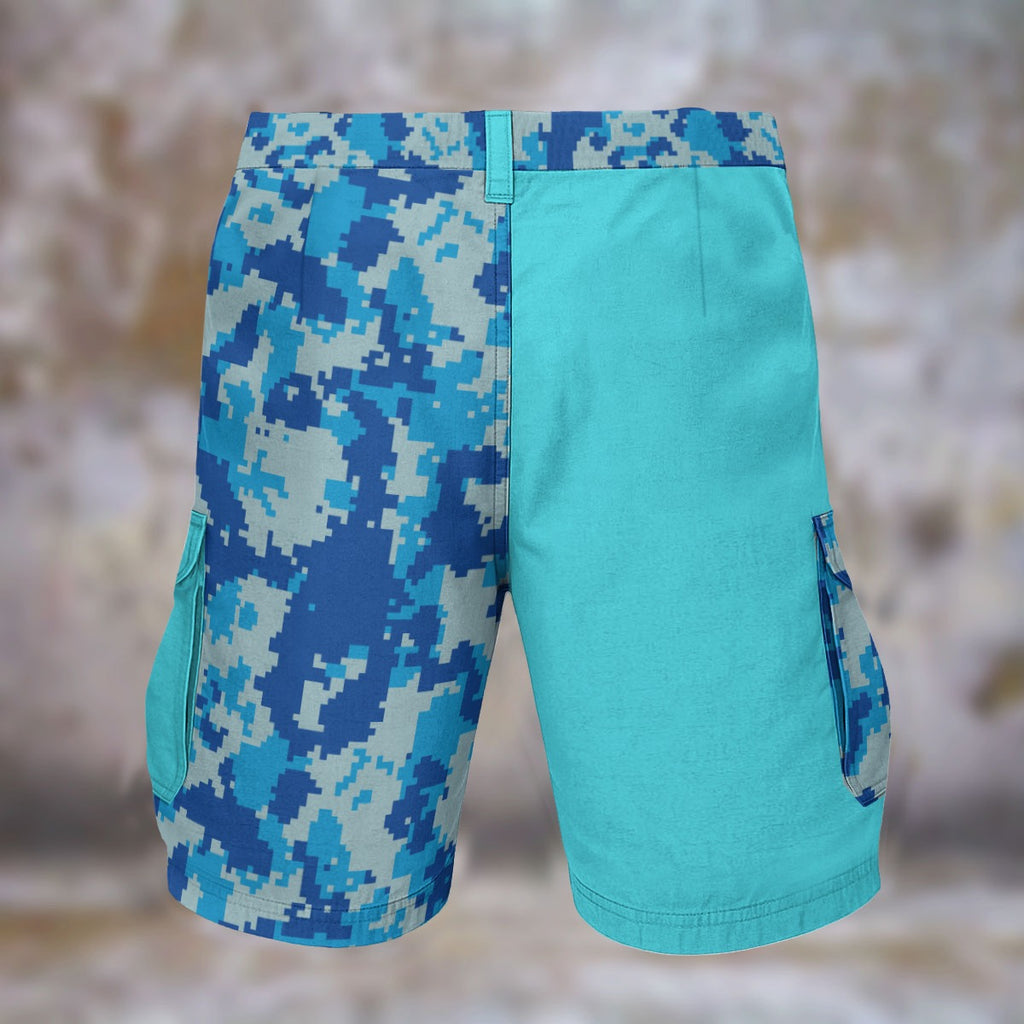 Cyberpunk Cargo Shorts | Pacific Net-Skater 2069 | Cargo Shorts