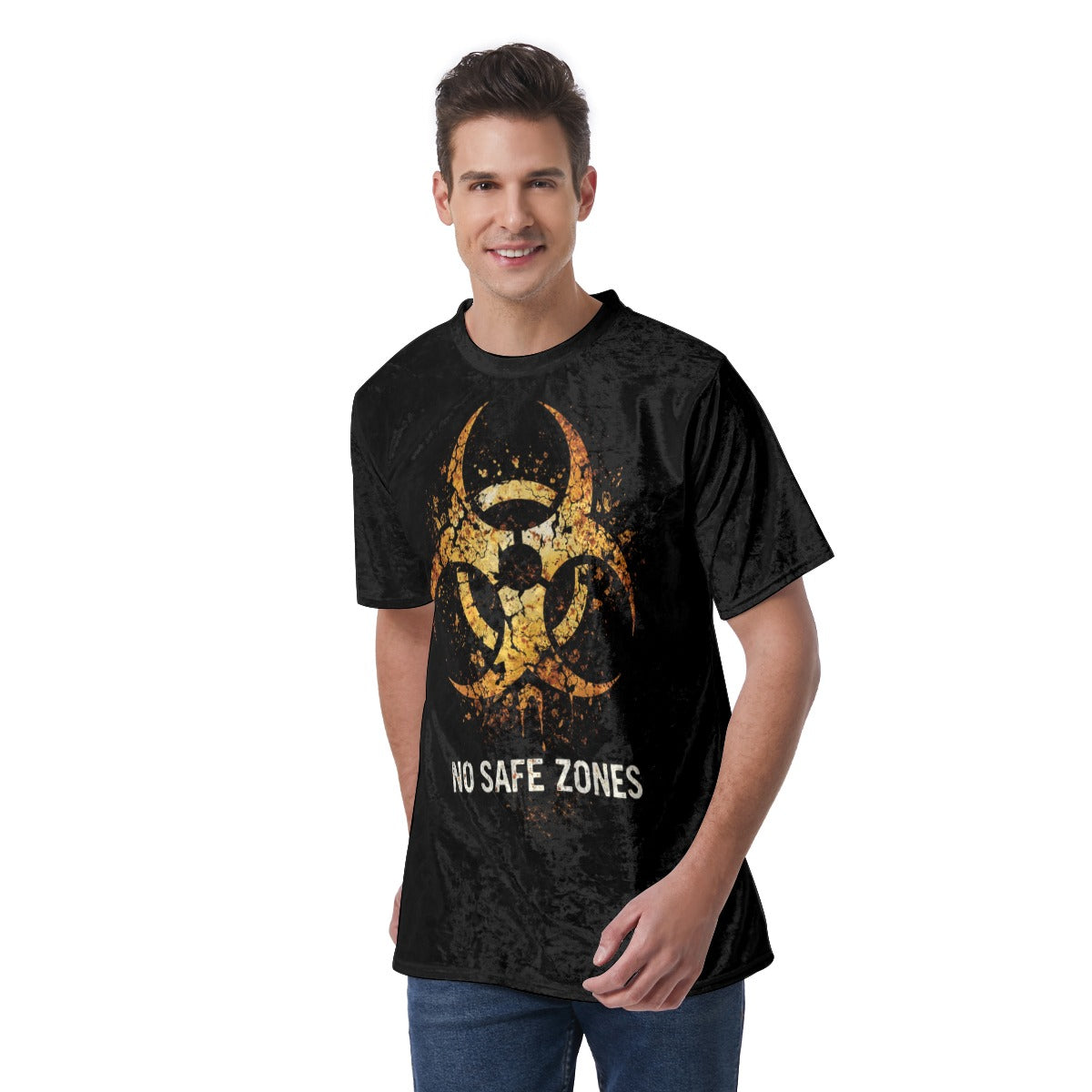 T-shirt Dystopijny Post-Apocalypse  No Safe Zone