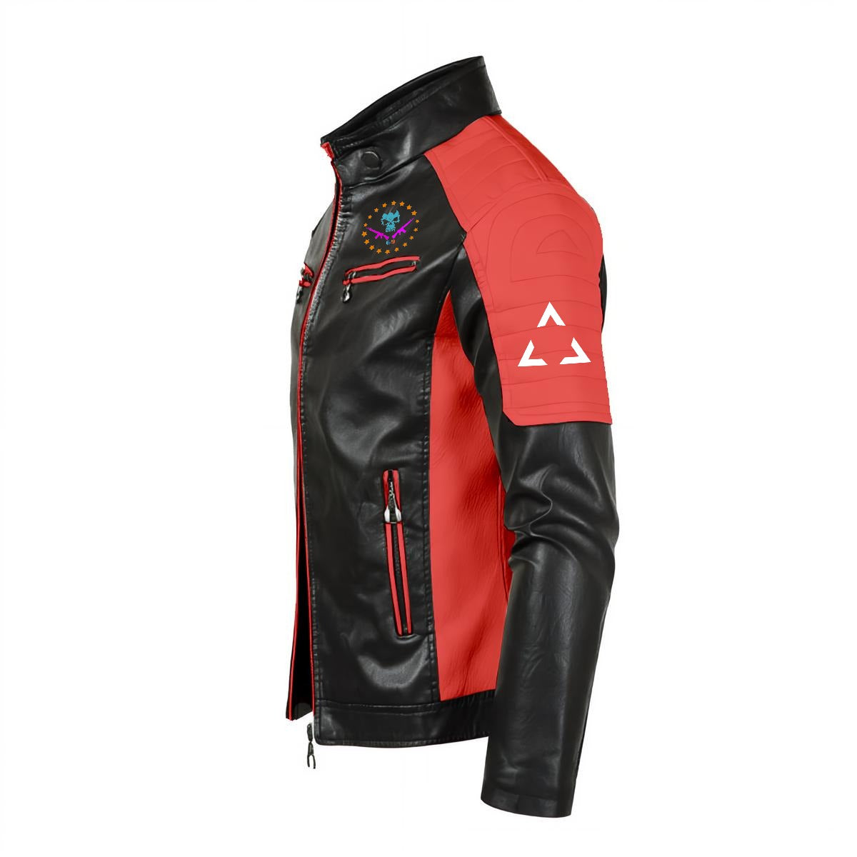 Męska Cyberpunkowa Kurtka Motocyklowa | DISTRICT 69 Leather Armor