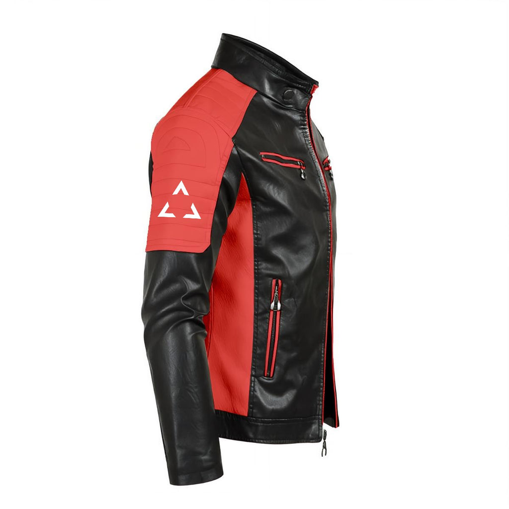 Męska Cyberpunkowa Kurtka Motocyklowa | DISTRICT 69 Leather Armor