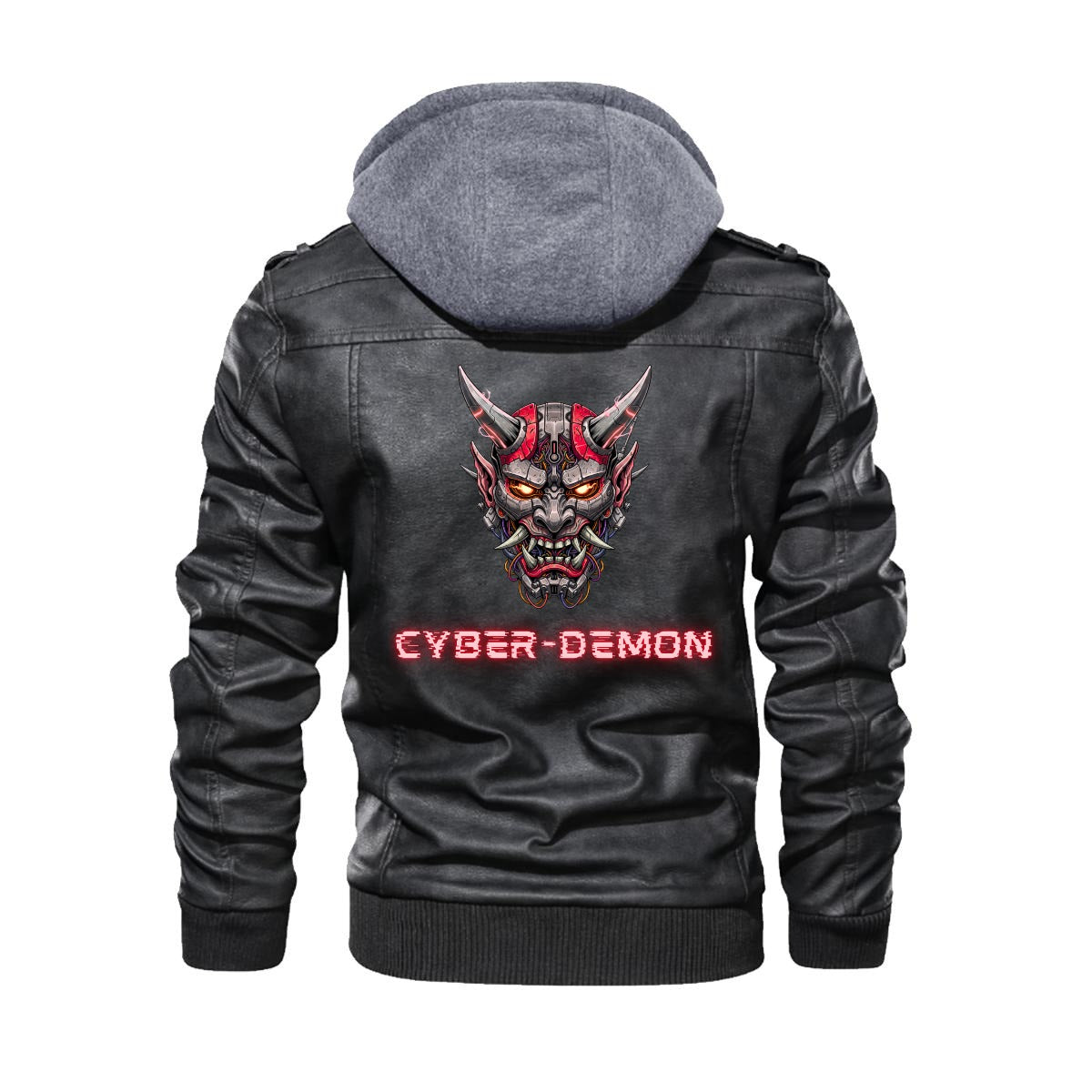 Japońska Cyberpunkowa Kurtka Skórzana Japan Oni 2089