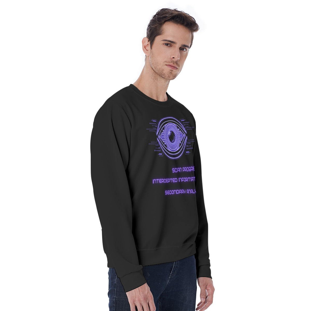 Bluza Cyberpunkowa AI Agent Scan