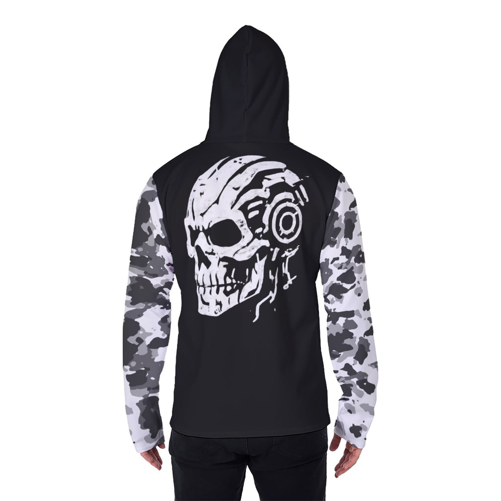 Dystopian Cyberpunk Hoodie | Cyber Death Squad | Cyberpunk Military Hoodie