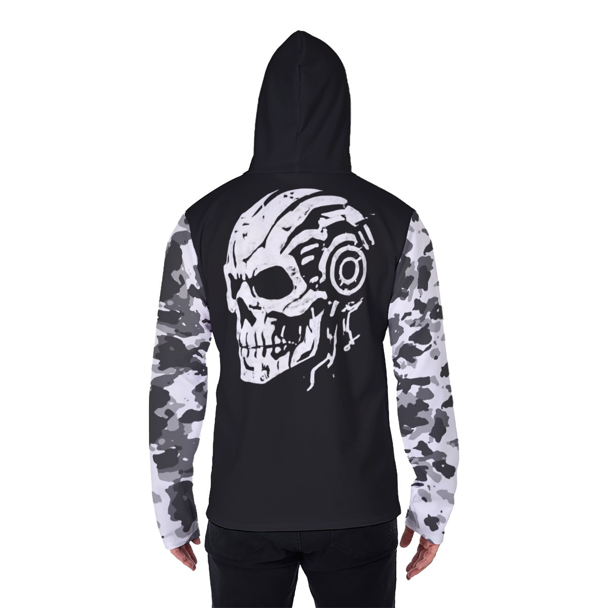 Dystopian Cyberpunk Hoodie | Cyber Death Squad | Cyberpunk Military Hoodie