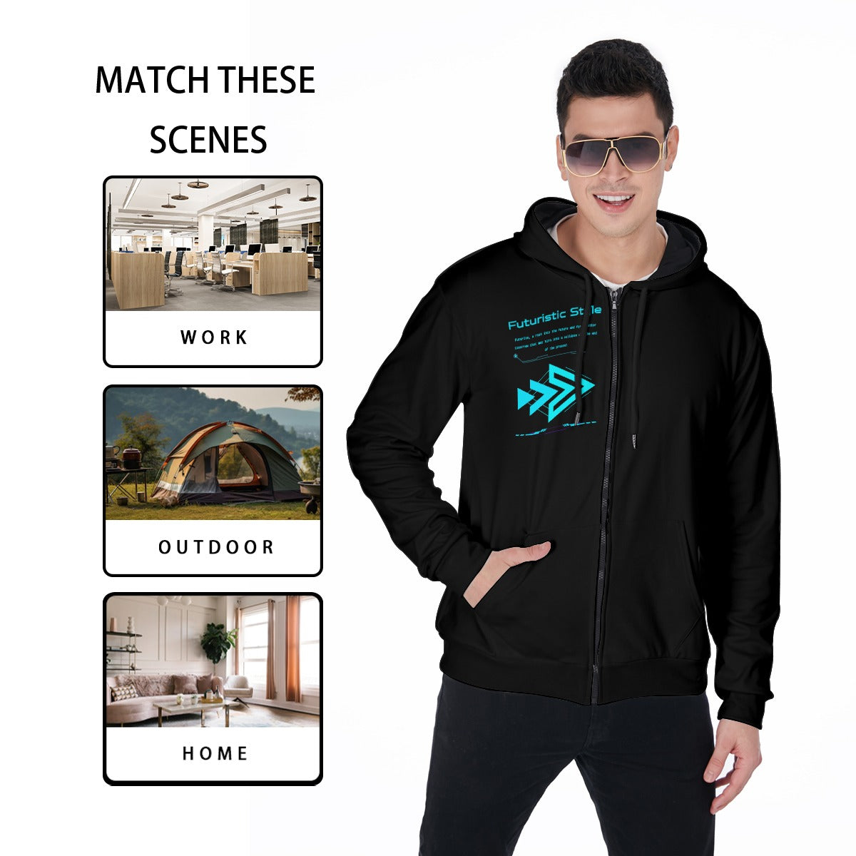 Techwearowa Bluza Hoodie Techwear Neon Style