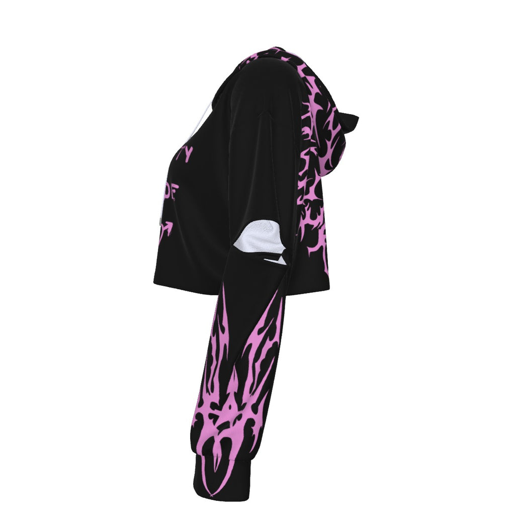 Bluza E-Girl 'Too Pretty To Die' | Pink Cyber Tribal Edition