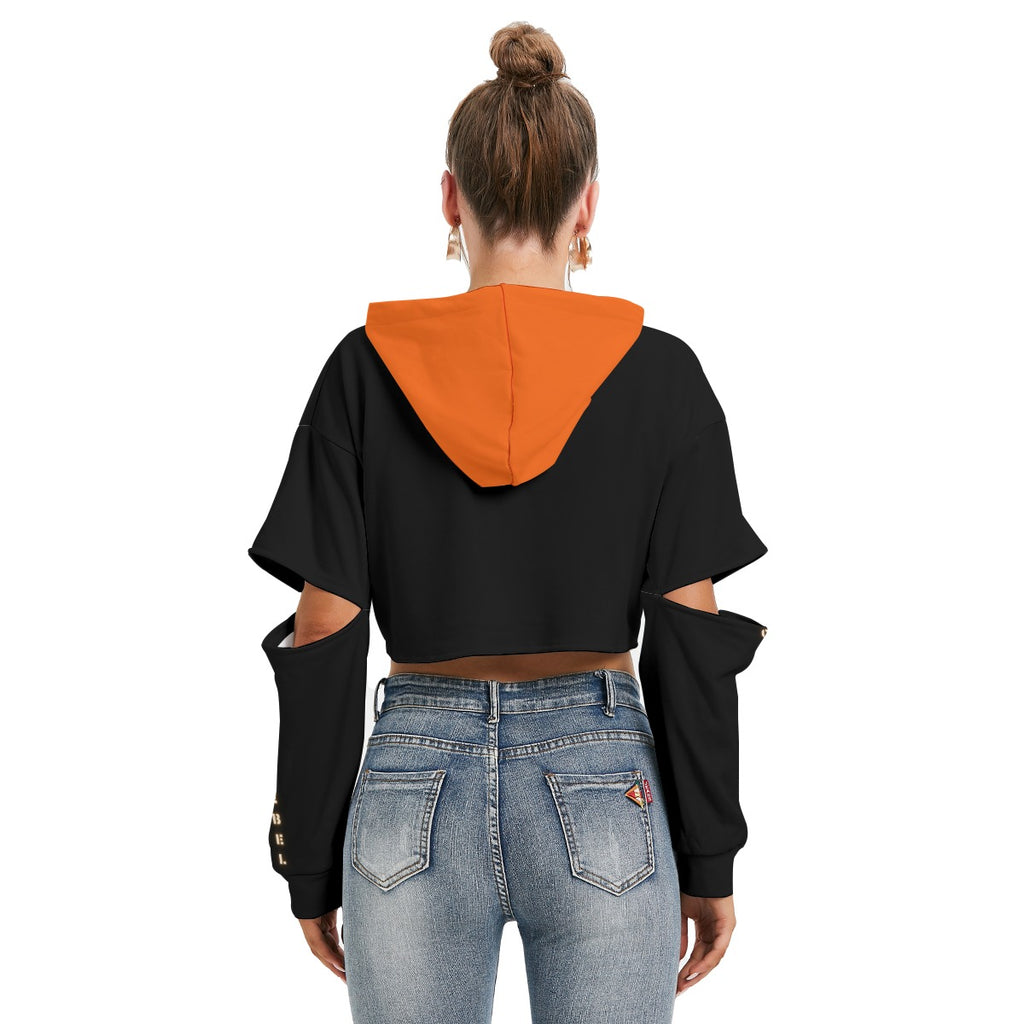 Damska Cyberpunkowa Bluza Crop Los Angeles 2080