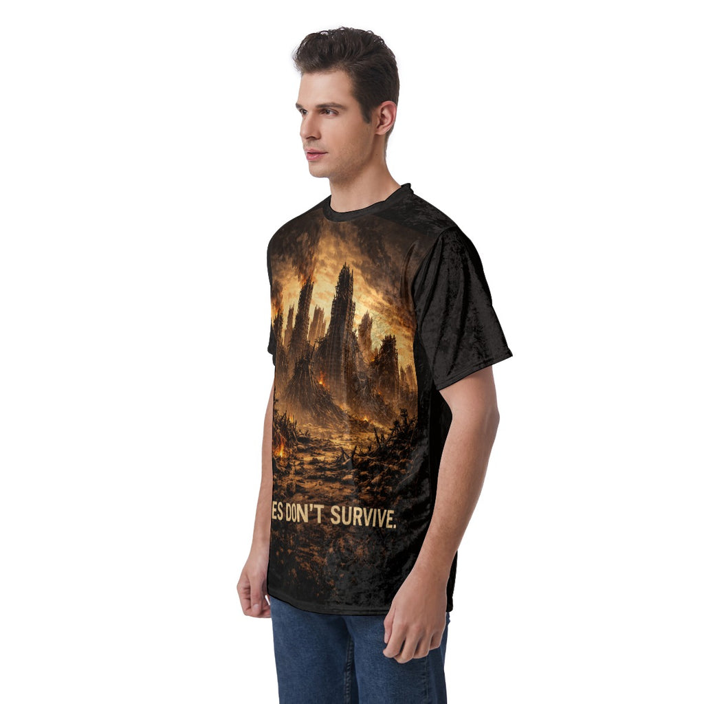Koszulka Post-Apocalypse Landscape| Cities Dont Survive