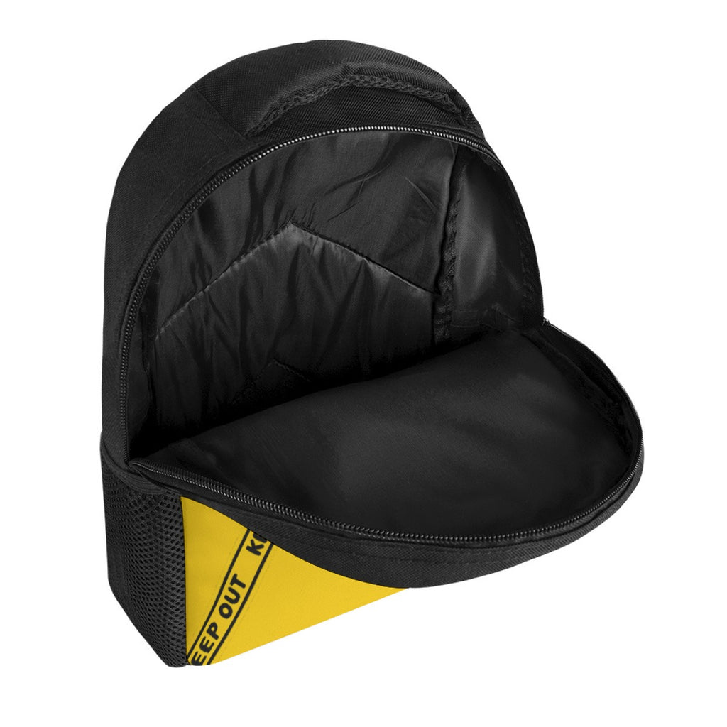 Postapokaliptyczny Plecak | Keep Out - Radiation Zone | Ultra Yellow