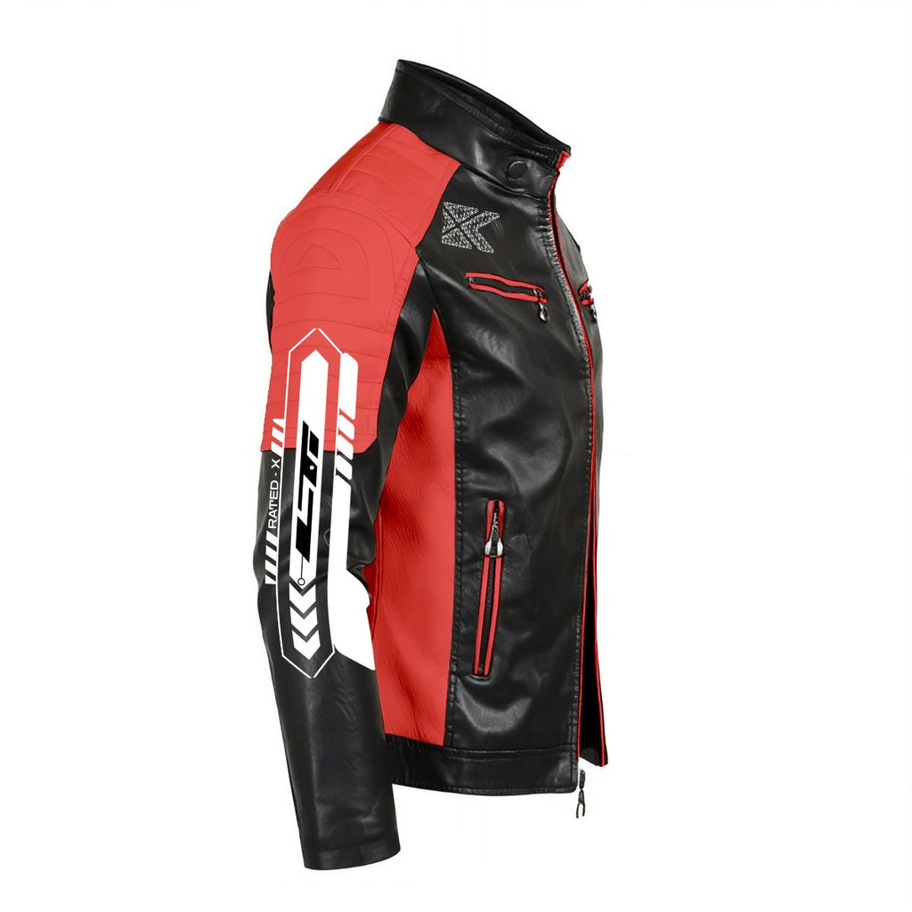 Skórzana Kurtka Techwear Motocyklowa Urban Road Ninja