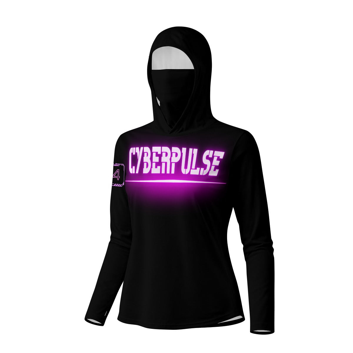 Cyberpunkowa Koszulka z Kapturem i Maską | Cyberpulse