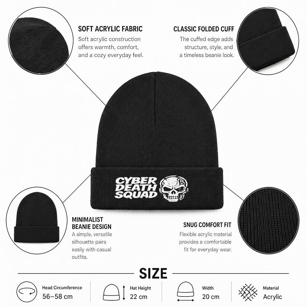Cyberpunk Embroidered Cap | CYBER DEATH SQUAD 2088