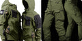 Techwearowa Japońska Kurtka z kapturem Tactical Uniform 009 Army Green set