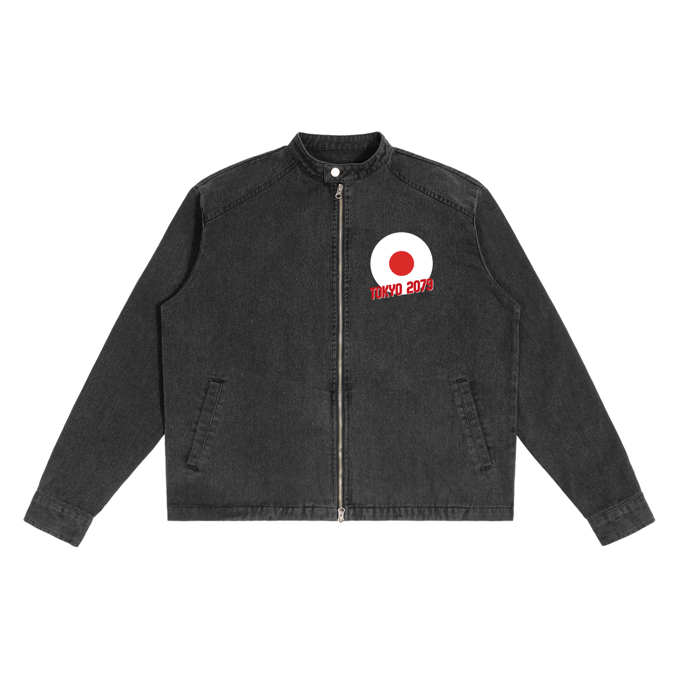 Cyberpunk,Cyberpunk Denim Jacket,Cyberpunk Oni Demon,Japanese Cyberpunk,Cyberpunk Jacket,Dark Future,Futurewear