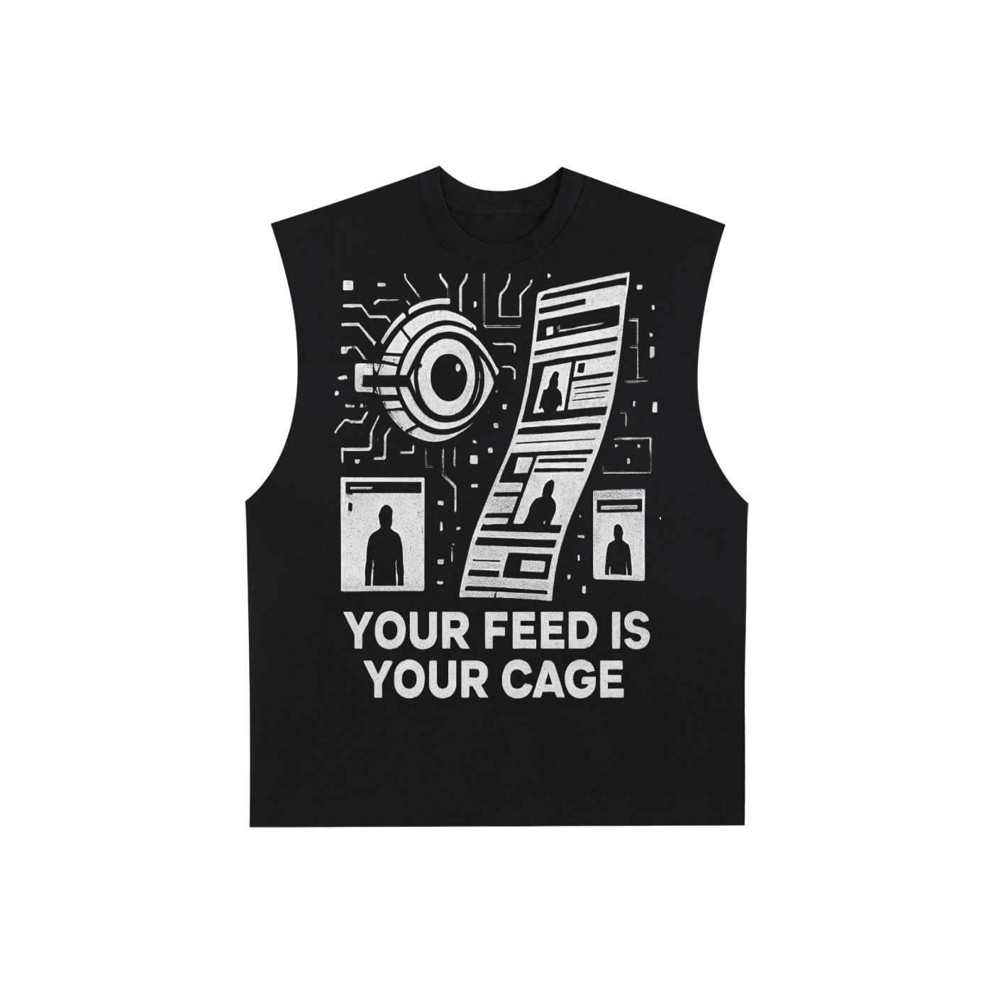 Koszulka Dystopian Truths | You Feed is You Cage