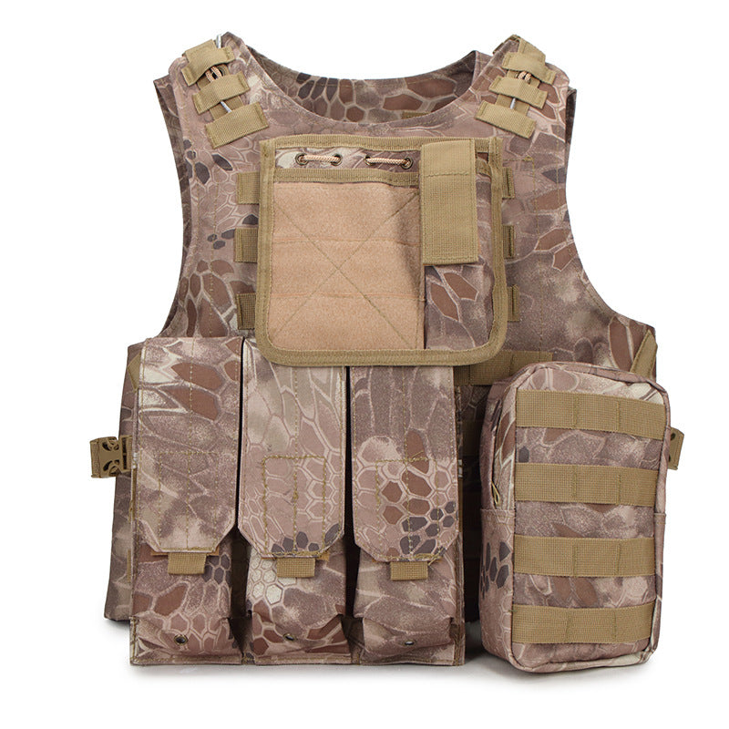 Taktyczna Kamizelka Survivalowa | Military Outdoor Vest | Survival Guard Python Pattern