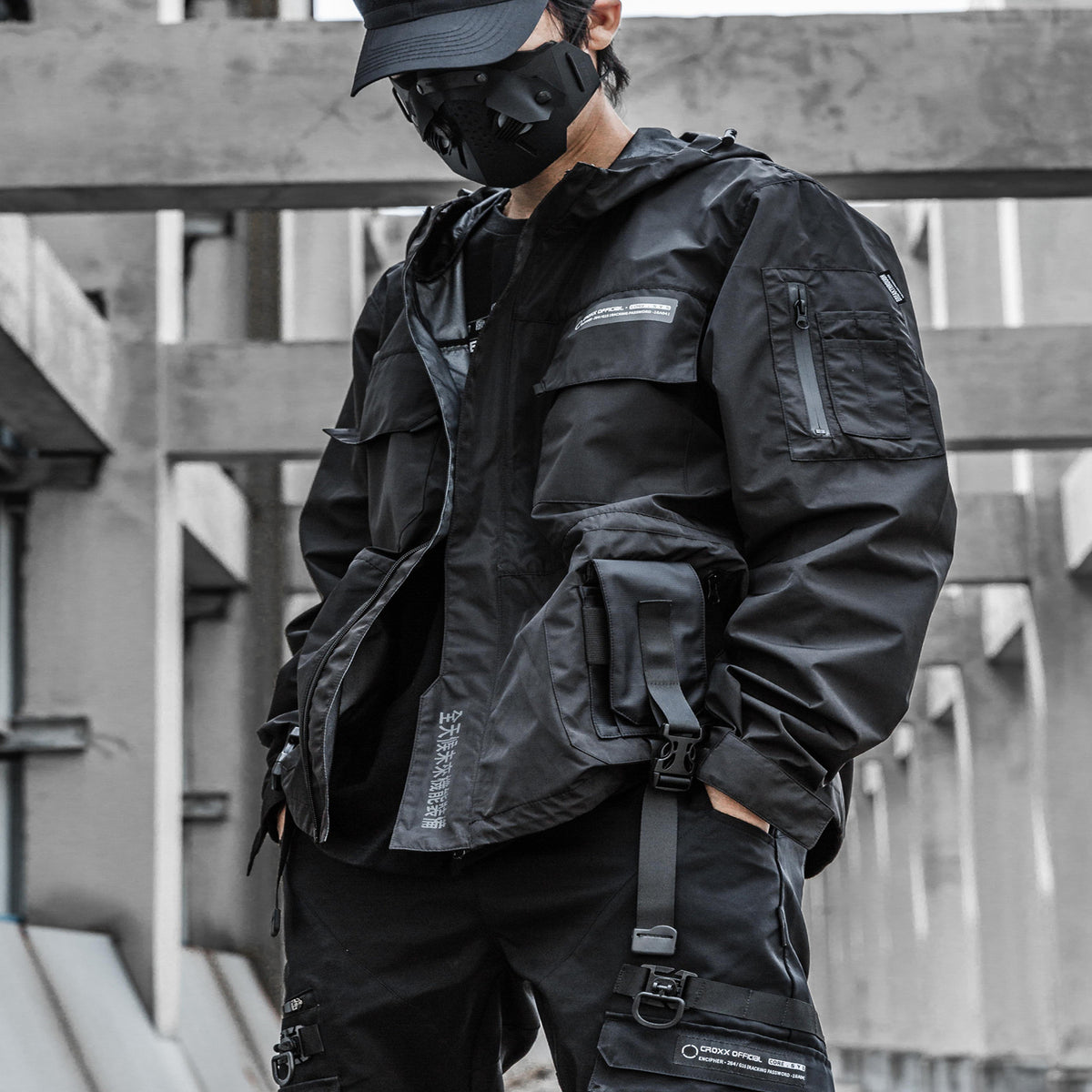 Techwearowa Kurtka Taktyczna | Dark Hood Urban Model N17