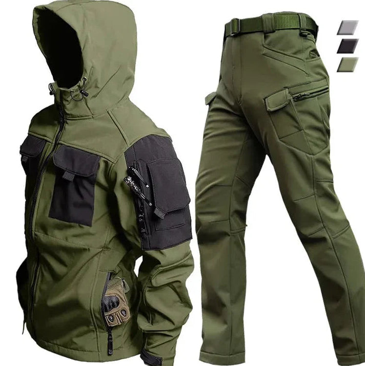 Techwearowy Zestaw Taktyczny Tactical Uniform 009 Dark Green Combat Suit