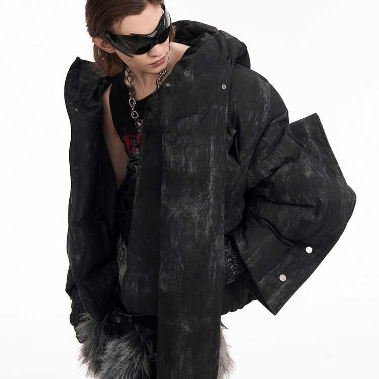 Męska Cyberpunkowa Kurtka | Dark Neon Jacket