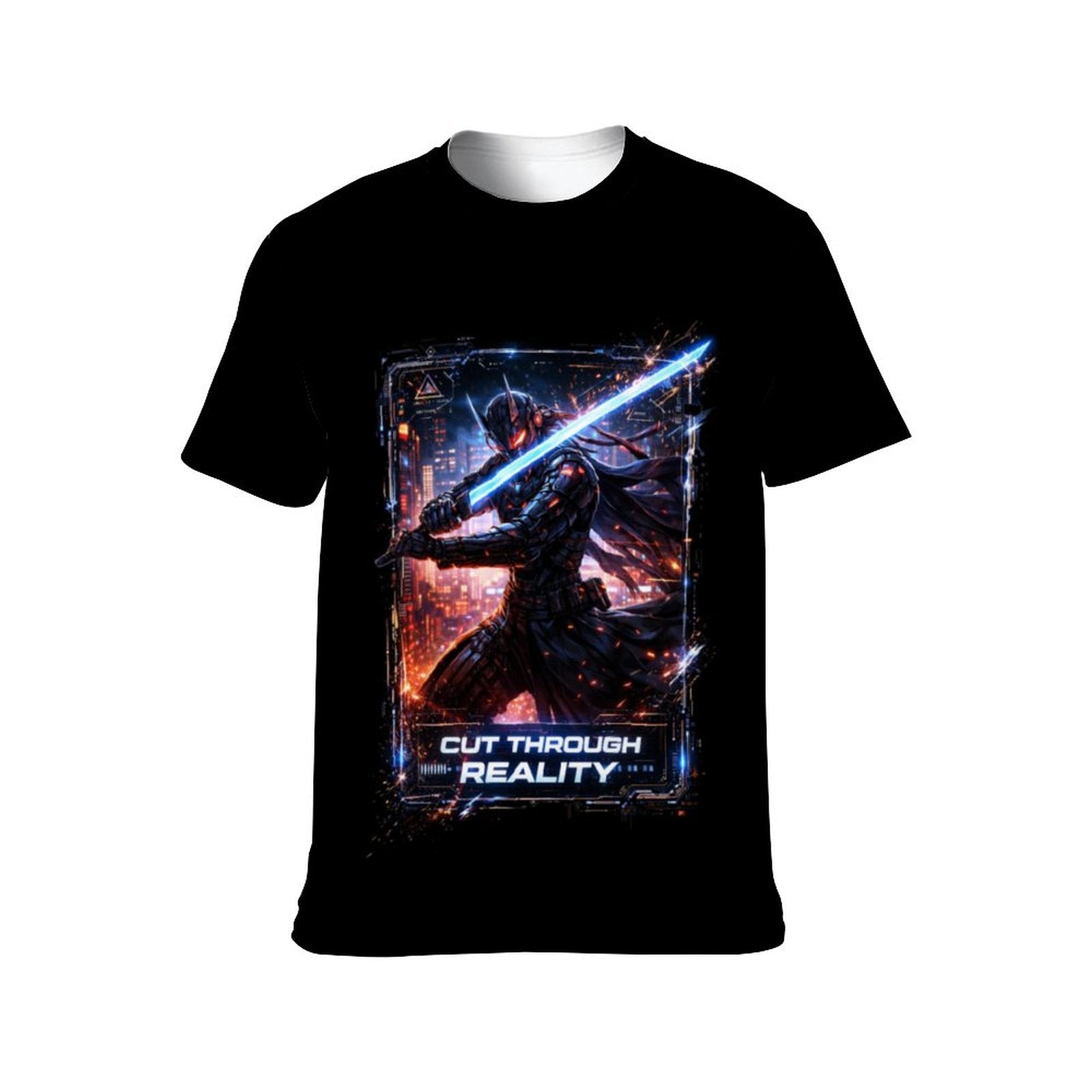 Koszulka Cyberpunkowa Neon City War | Cut Through Reality
