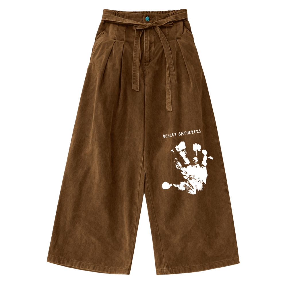 Spodnie Post-apokaliptyczne Nomadzkie Desert Gatherers