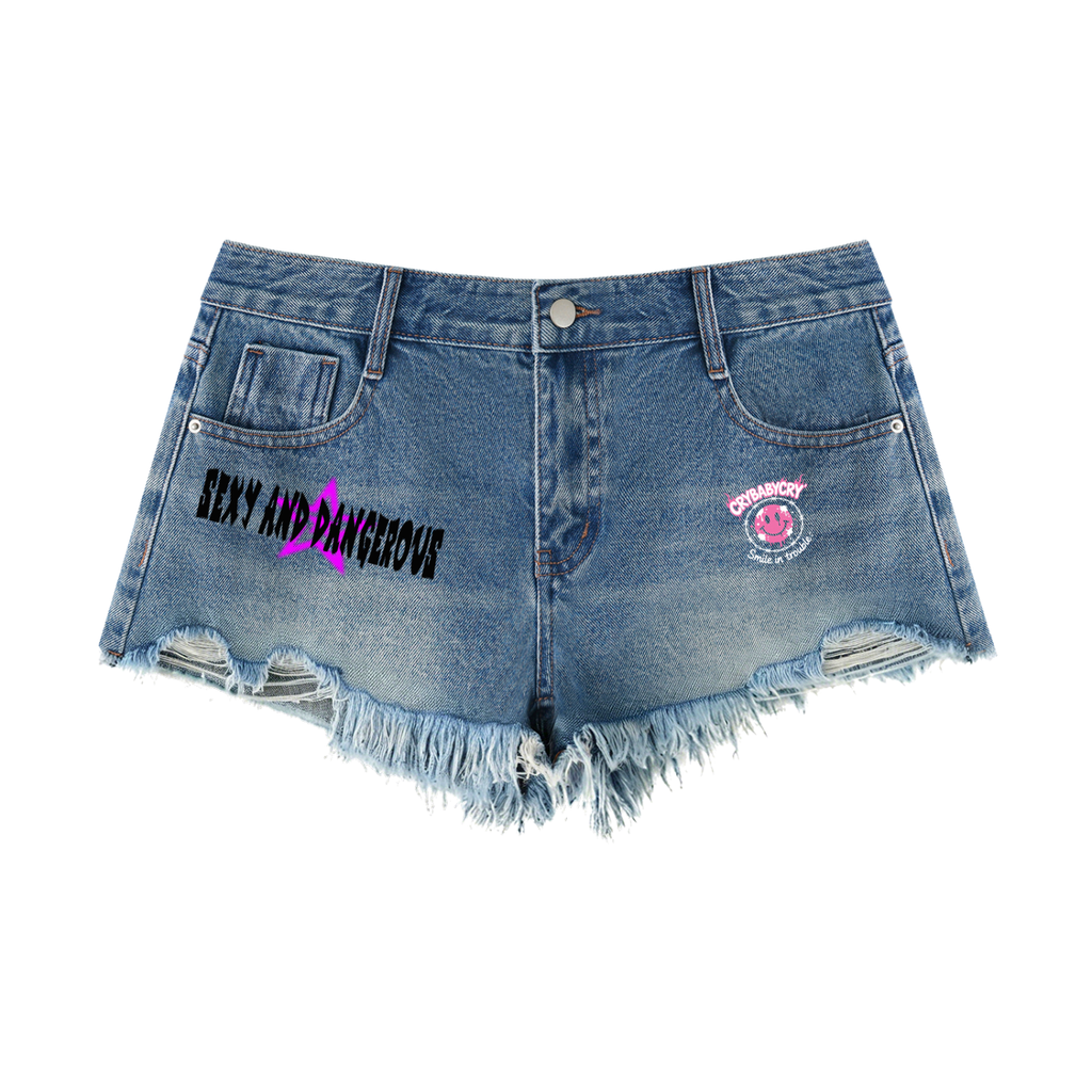 Women's Cyberpunk Denim Shorts | SEXY&DANGEROUS