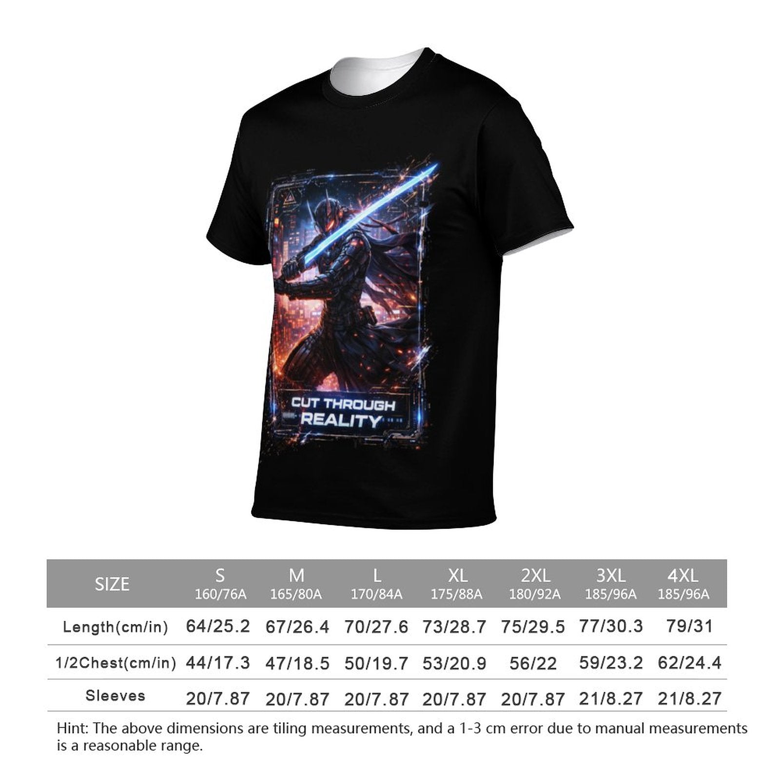 Koszulka Cyberpunkowa Neon City War | Cut Through Reality