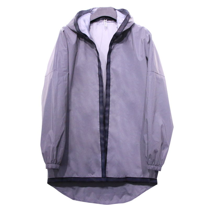 Cyberpunkowa Kurtka Wiatrówka Shiny Night