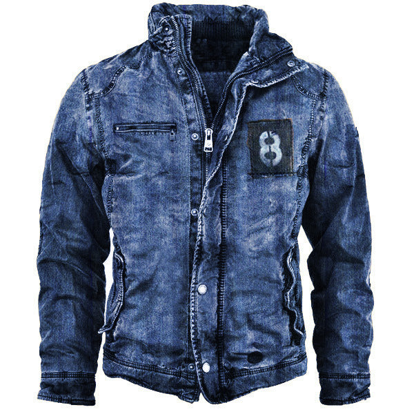 Kurtka Shelter nr 8 Guard | Post-apocaliptic Wastland Jacket Blue