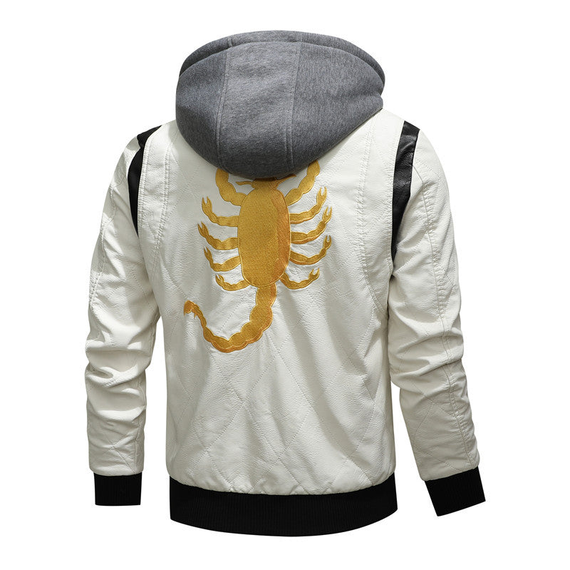Nomadzka Kurtka Scorpion Clan Armor Post-Apocalypse White