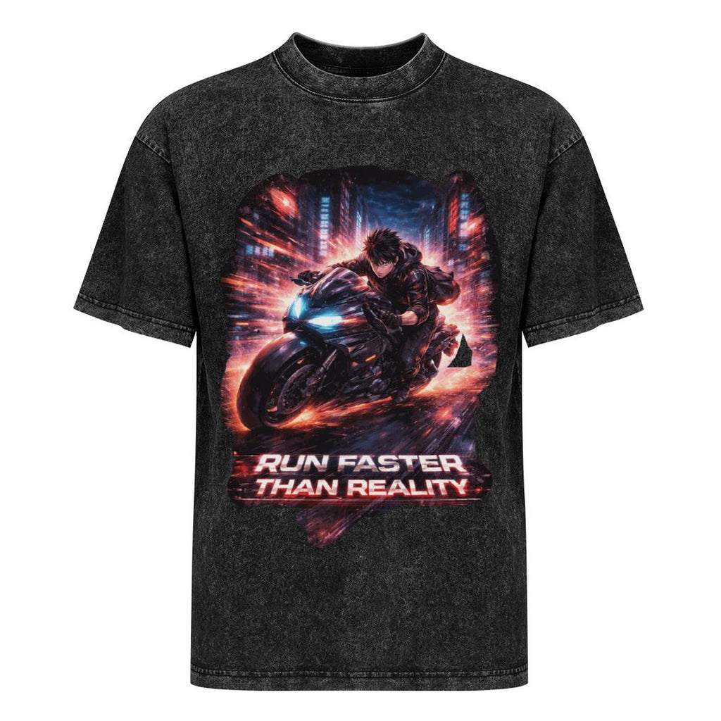 Cyberpunkowa Koszulka Neo Kyoto Anime | Speed Eun Cyber 100% Cotton