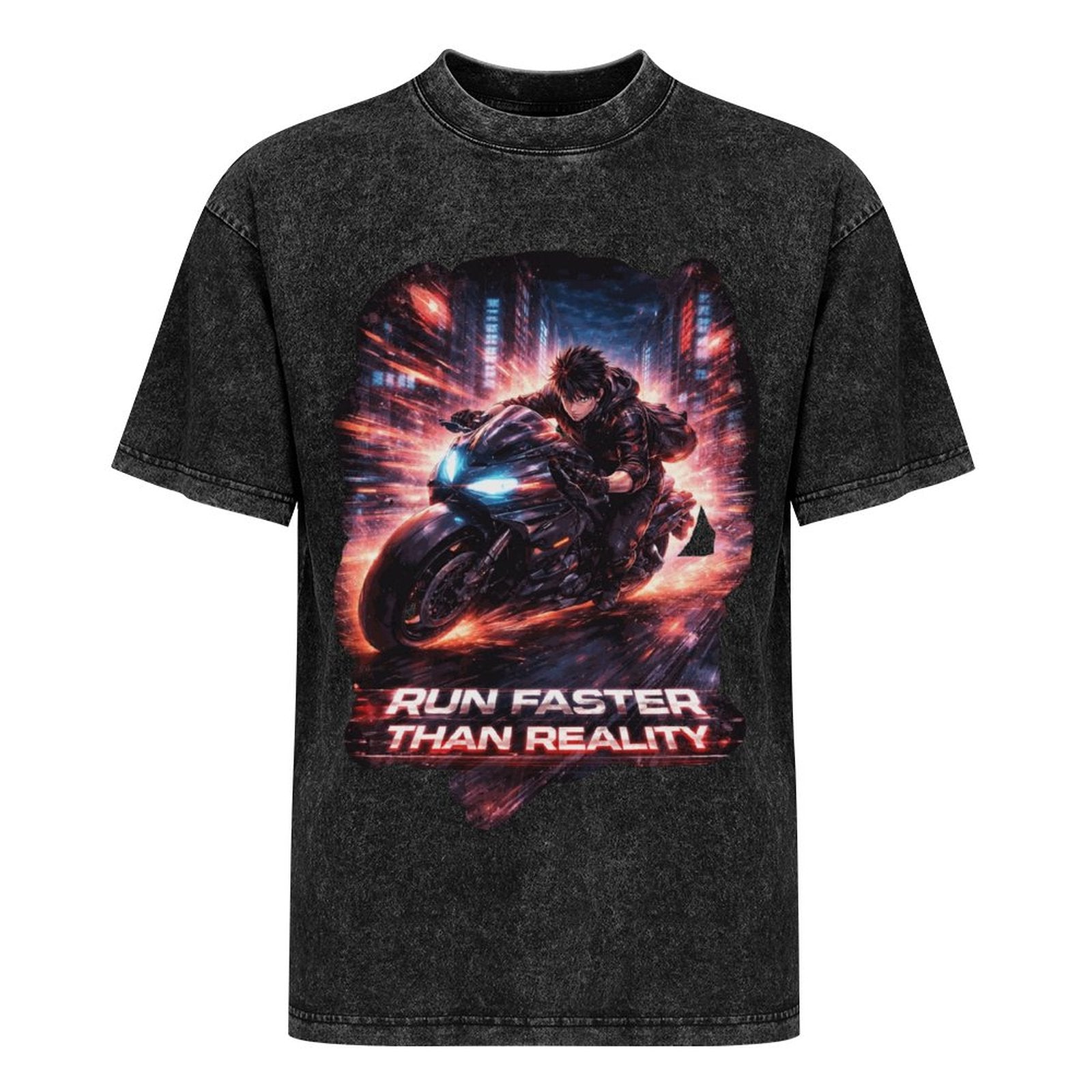 Cyberpunkowa Koszulka Neo Kyoto Anime | Speed Eun Cyber 100% Cotton