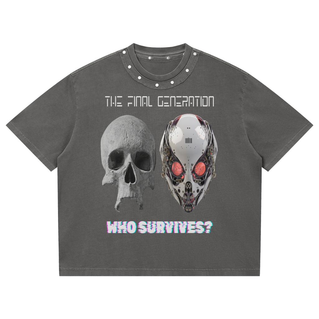 Post-Apocalyptic Studded T-Shirt | The Final Generation