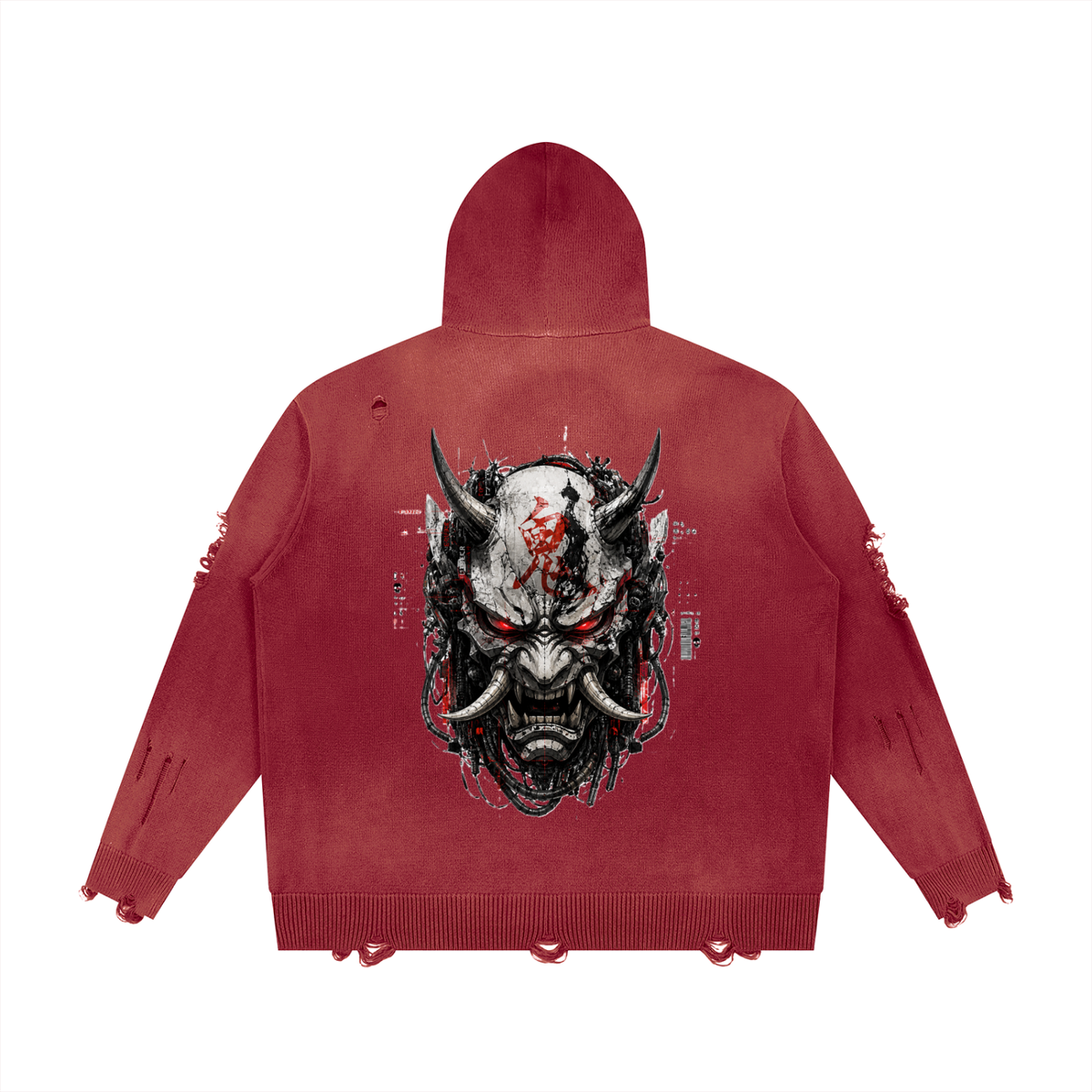 Cyberpunkowa Dystopijna Bluza Hoodie Unisex| Ronin 2067 | Cotton 760 gsm